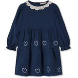 Fliink Insignia Blue / Sandshell Elmo Heart Ls Klänning