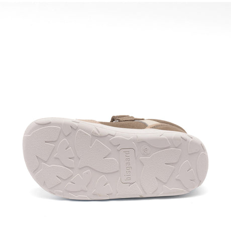 Bisgaard Khaki Barefoot Baloo Kardborreband Skor