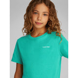 Calvin Klein Bahama Green Chest Inst.Logo Ss T-Skjorta