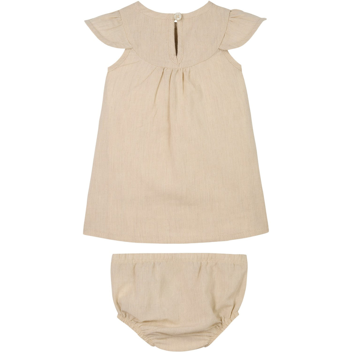 Calvin Klein Oyster Gray Soft Linne Klänning