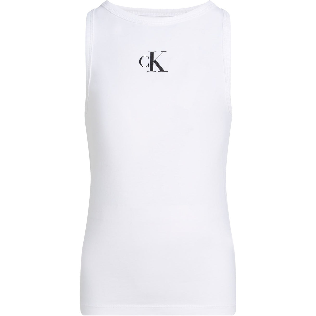 Calvin Klein Bright White Ck Logo Tank Topp