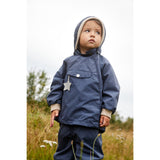 Mini A ture Ombre Blue Wai Fleece Lined Spring Jacka. GRS