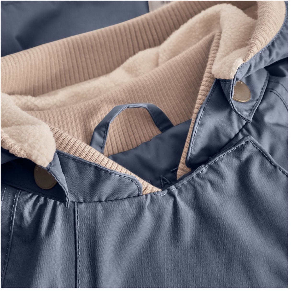 Mini A ture Ombre Blue Wai Fleece Lined Spring Jacka. GRS