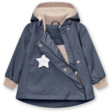 Mini A ture Ombre Blue Wai Fleece Lined Spring Jacka. GRS