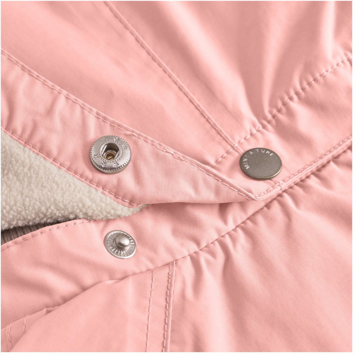 Mini A ture Rose Tan Wai Fleece Lined Spring Jacka. GRS