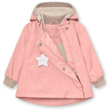 Mini A ture Rose Tan Wai Fleece Lined Spring Jacka. GRS