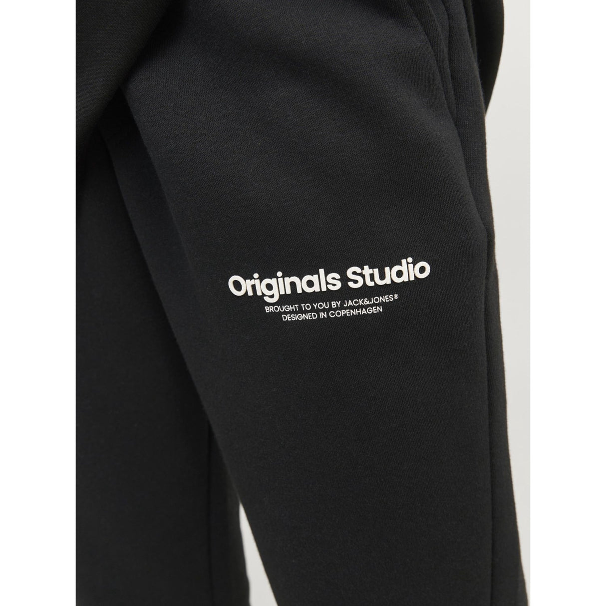 Jack & Jones Junior Black Gordon Vesterbro Cuffed Sweatpants Noos