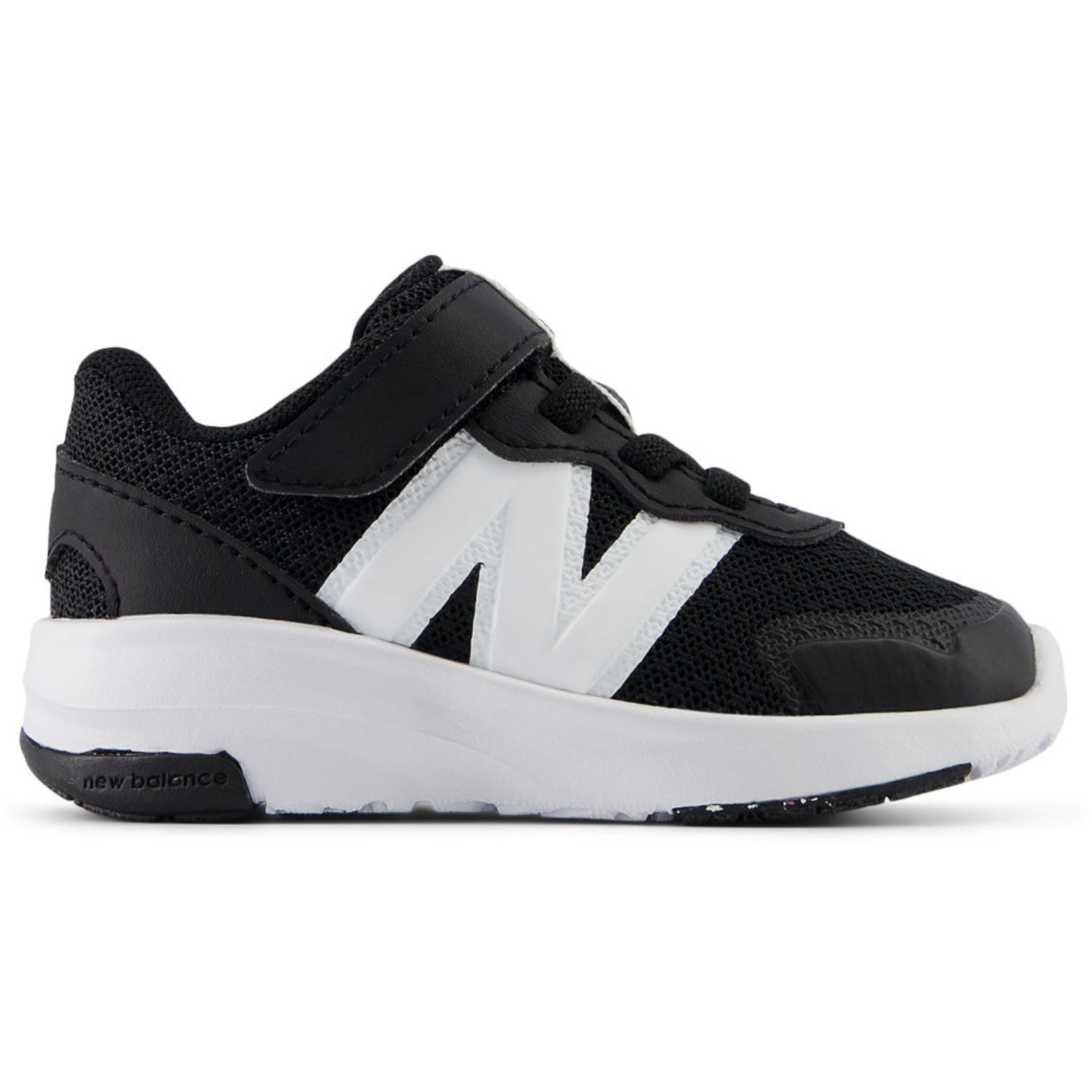 New Balance Black New Balance FreshFoam 578 Kids Bungee Lace Med Topp Rem