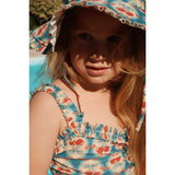 Konges Sløjd Cherry Rosett Blue Maya Swim Mössa Grs