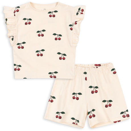 Konges Sløjd Ma Grande Cerise Lin Frill Set Gots