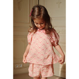 Konges Sløjd Lacy Pink Ava Ss Blus Gots