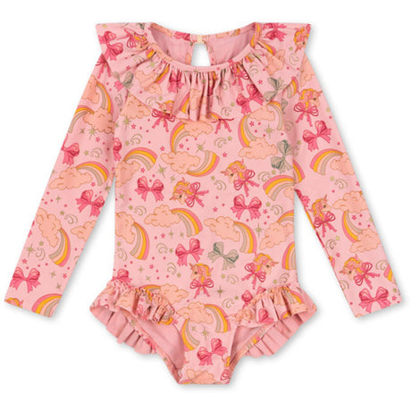 Konges Sløjd Rainbow Rosett Manuca Ls Baddräkt Grs