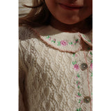 Konges Sløjd Cream Off White Rosier Cardigan