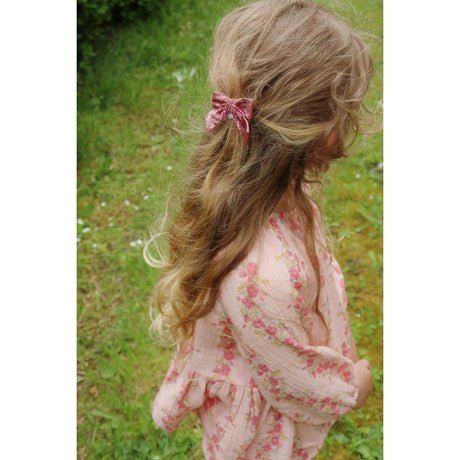 Konges Sløjd Pink Mix 4 Pack Glitter Rosett Hårklämmor