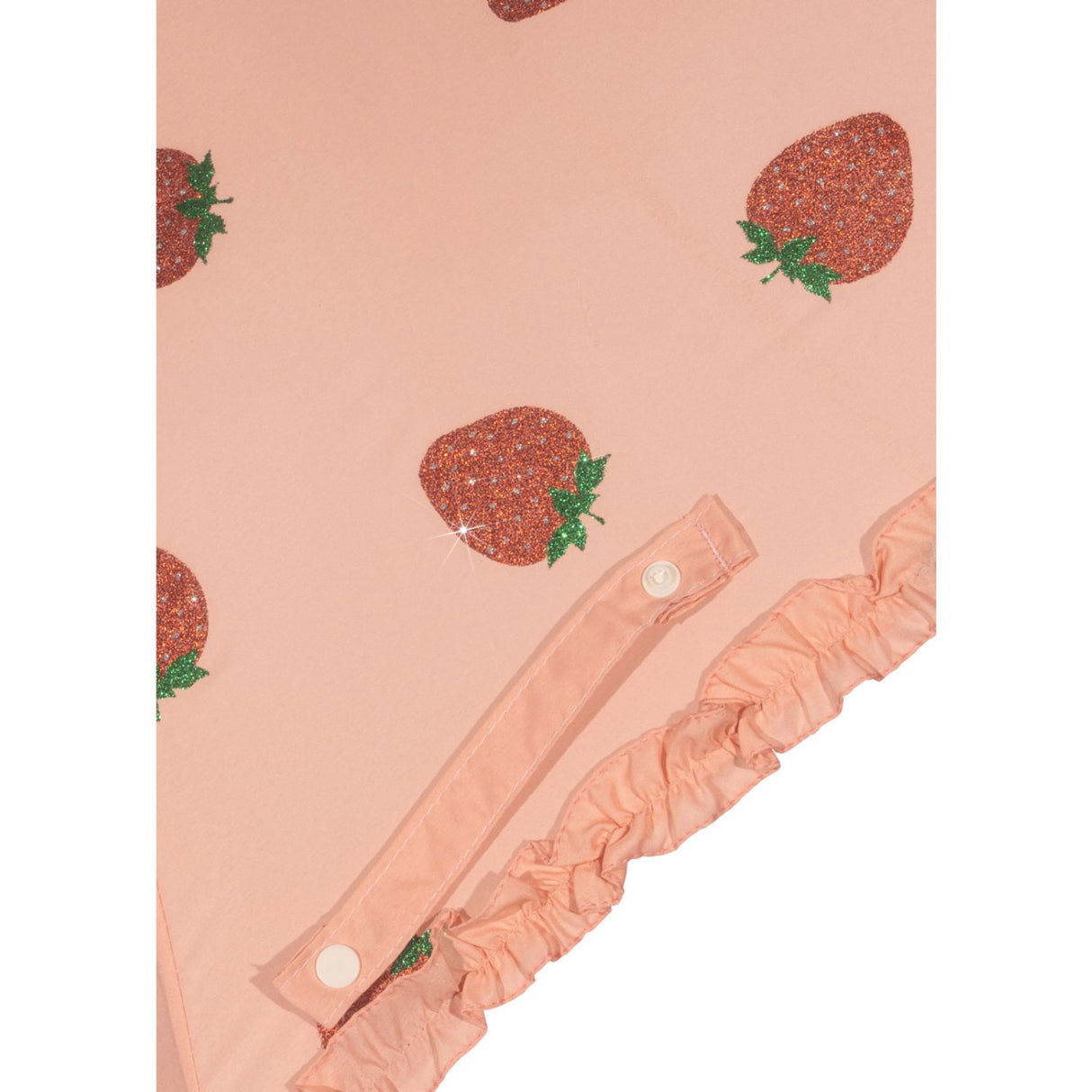 Konges Sløjd Strawberry Glitter Frill Umbrella