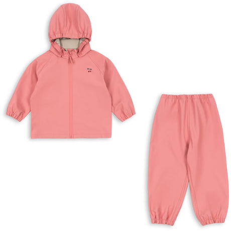 Konges Sløjd Peach Blossom Plainy Regn Set