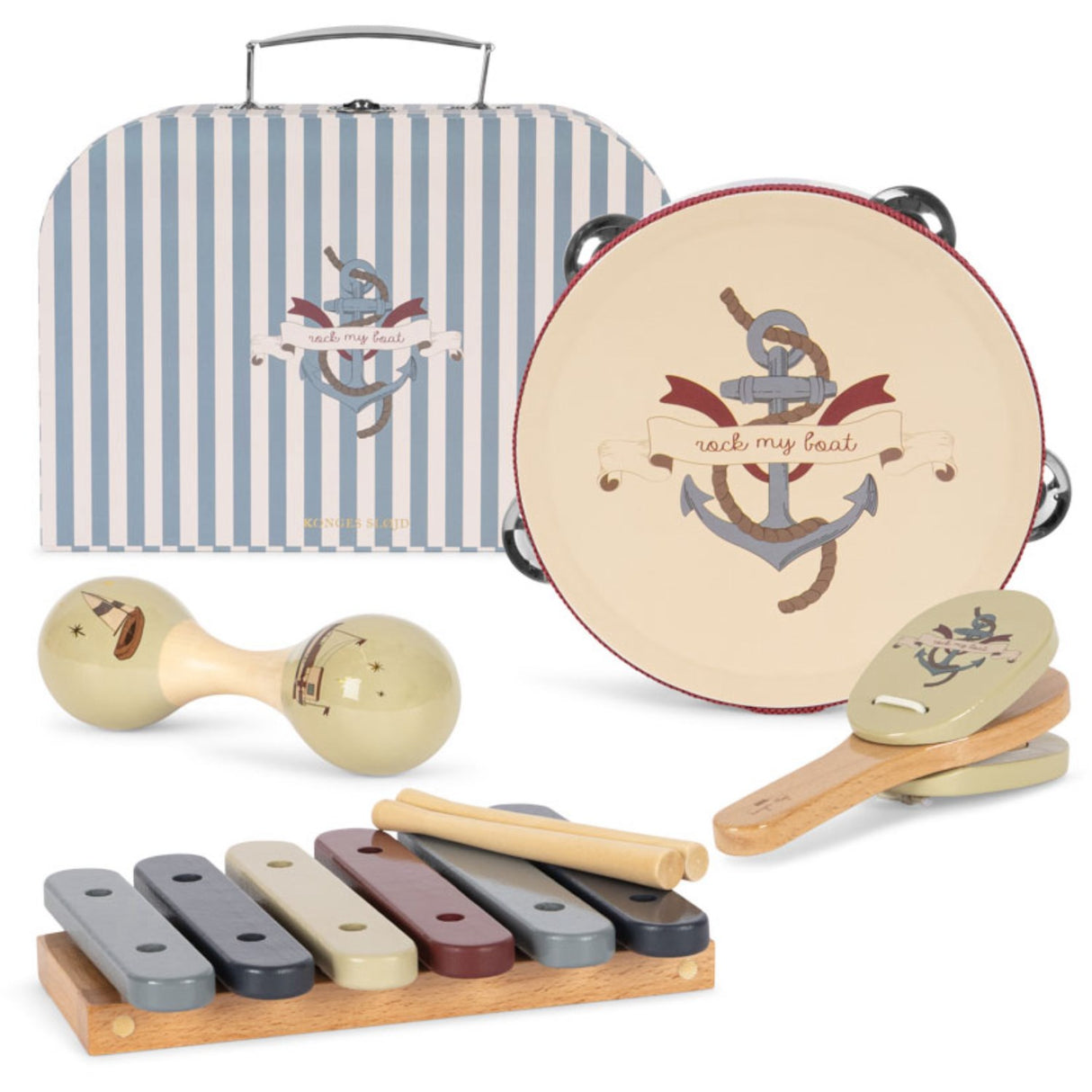 Konges Sløjd Dot/Sailor Wooden Musik Sets Fsc