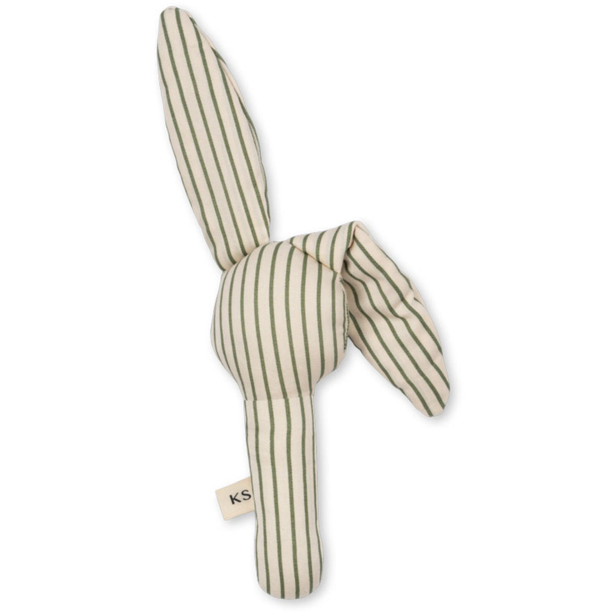 Konges Sløjd Tea Stripe Bunny Hand Skallra