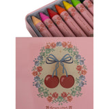 Konges Sløjd Cherry Rosett Crayons Bees Wax 10 Pcs