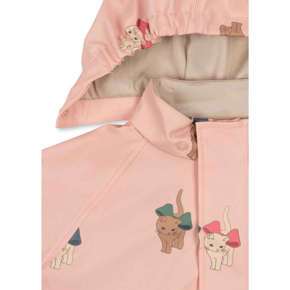 Konges Sløjd Rosett Kitty Pink Rainy Palme Set Girl