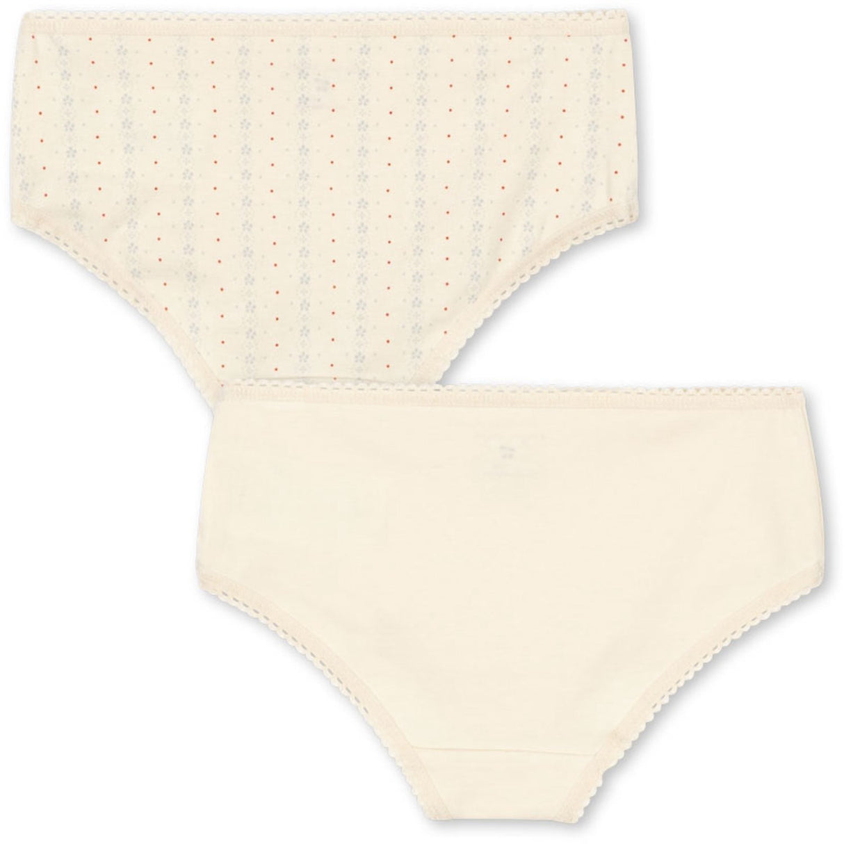 Konges Sløjd Fete De Fleur/Seedpearl Basic 2 Pack Girl Kalsonger Gots