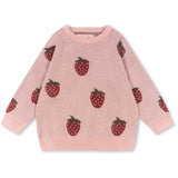 Konges Sløjd Strawberry Lapis Lurex Stickad Blus