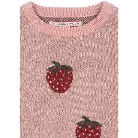 Konges Sløjd Strawberry Lapis Lurex Stickad Blus