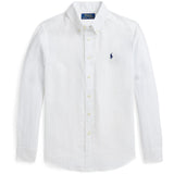 Polo Ralph Lauren White Boy Sport Skjorta