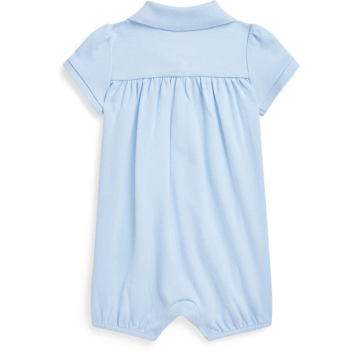 Ralph Lauren Baby Office Blue W/ Yellow Bubble Shortall