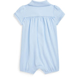 Ralph Lauren Baby Office Blue W/ Yellow Bubble Shortall