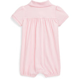 Ralph Lauren Baby Bath Pink W/ Nevis Bubble Shortall