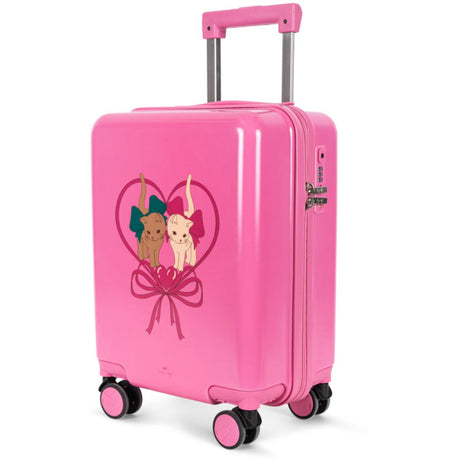 Konges Sløjd Rosett Kitty Pink Travel Resväska