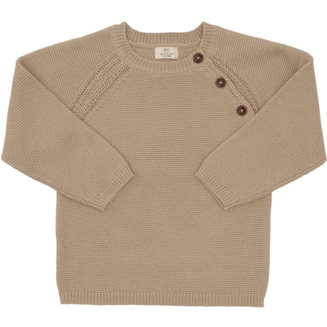 COPENHAGEN COLORS LT TAUPE Stickad PLAIN PULLOVER