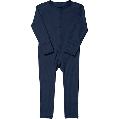 COPENHAGEN COLORS NAVY RIB JERSEY Onesie