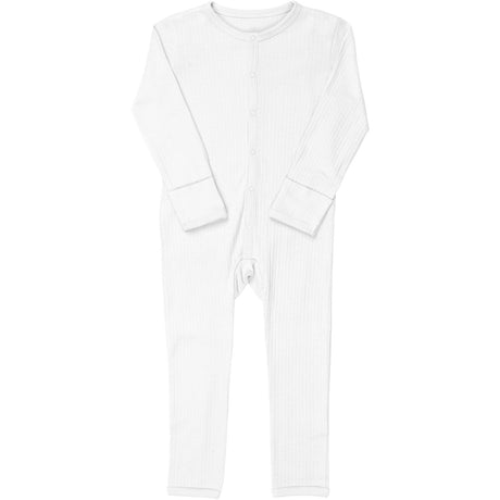 COPENHAGEN COLORS WHITE RIB JERSEY Onesie