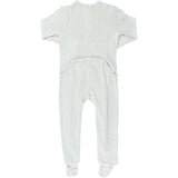 COPENHAGEN COLORS LT. BLUE STRIPE STRIPED Onesie W. BACK OPENING