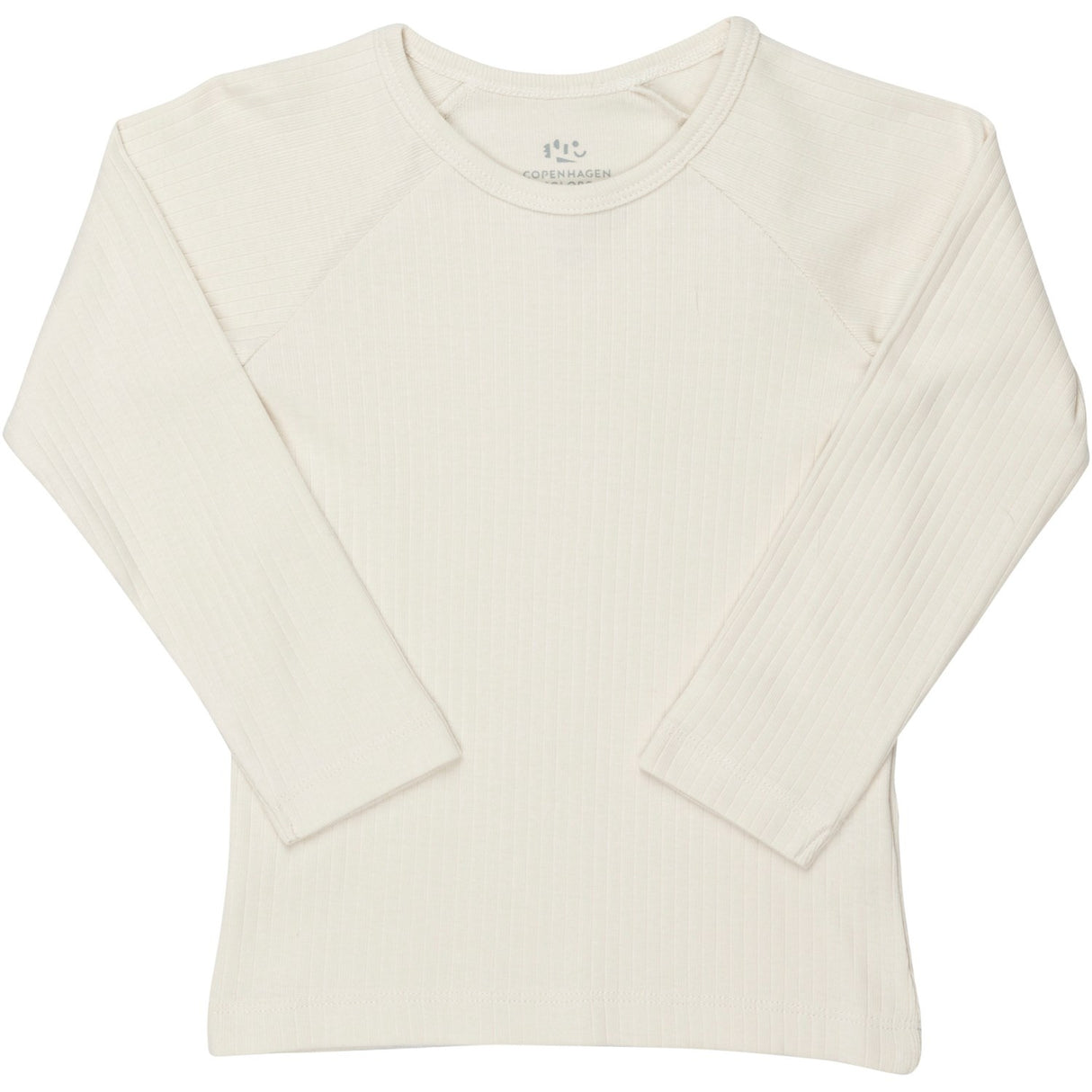 COPENHAGEN COLORS CREAM RIB JERSEY CLASSIC LONGSLEEVE Skjorta