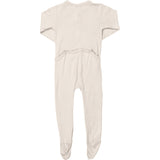 COPENHAGEN COLORS CREAM RIB JERSEY Onesie W. BACK OPENING