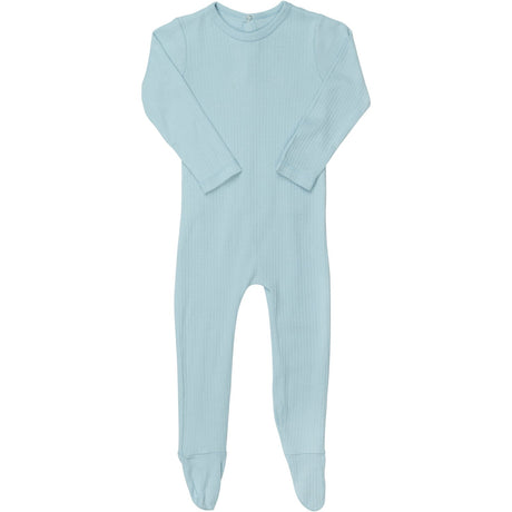 COPENHAGEN COLORS LT. BLUE RIB JERSEY Onesie W. BACK OPENING