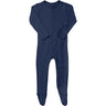 COPENHAGEN COLORS NAVY RIB JERSEY Onesie W. BACK OPENING