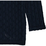 COPENHAGEN COLORS NAVY MERINO CLASSIC POINTELLE Blus