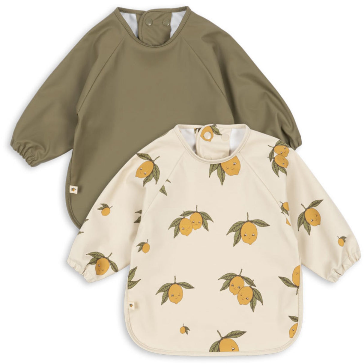 Konges Sløjd Sweet och Sour/Aloe 2 Pack Dinner Haklapp Med Ärmar