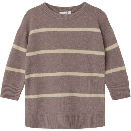 Name It Peppercorn Odett Boxy Stickad Klänning