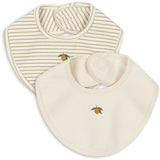 Konges Sløjd Tea Stripe Basic 2 Pack Haklapp