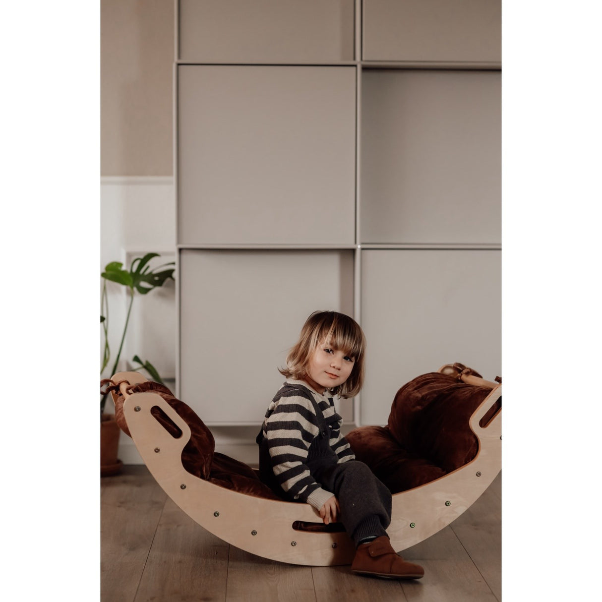 HEMMINGSEN Kids Brown Madrass För Luna Klätterbåge