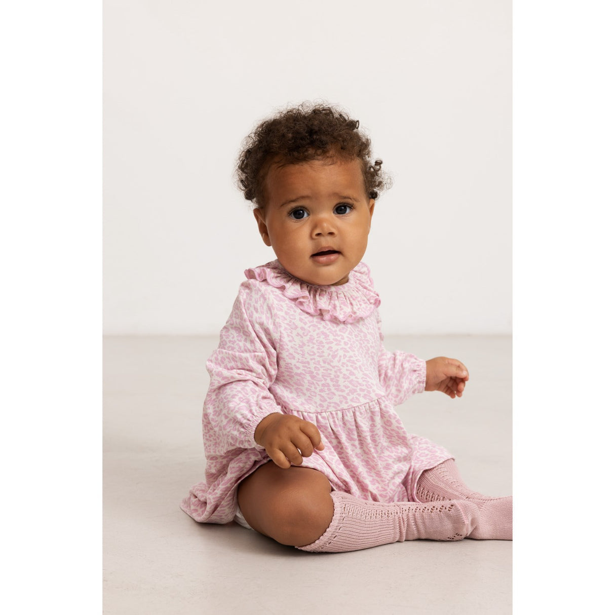 MarMar Leopard Pink Leo Diora Frill Klänning