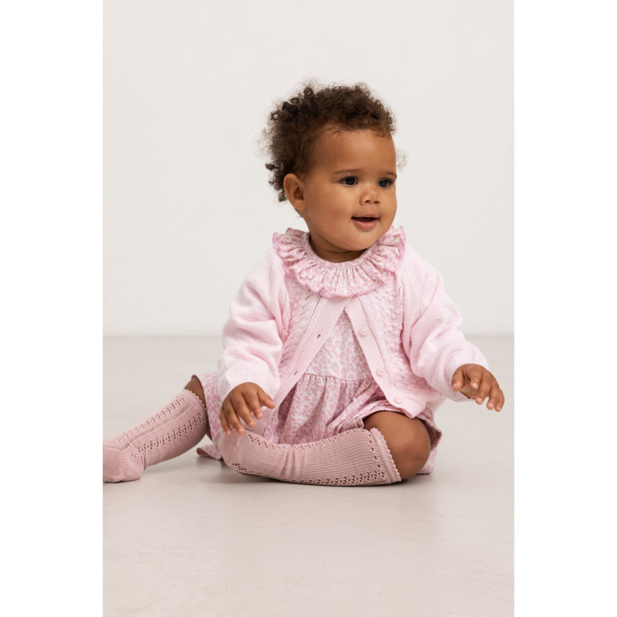 MarMar Leopard Pink Leo Diora Frill Klänning