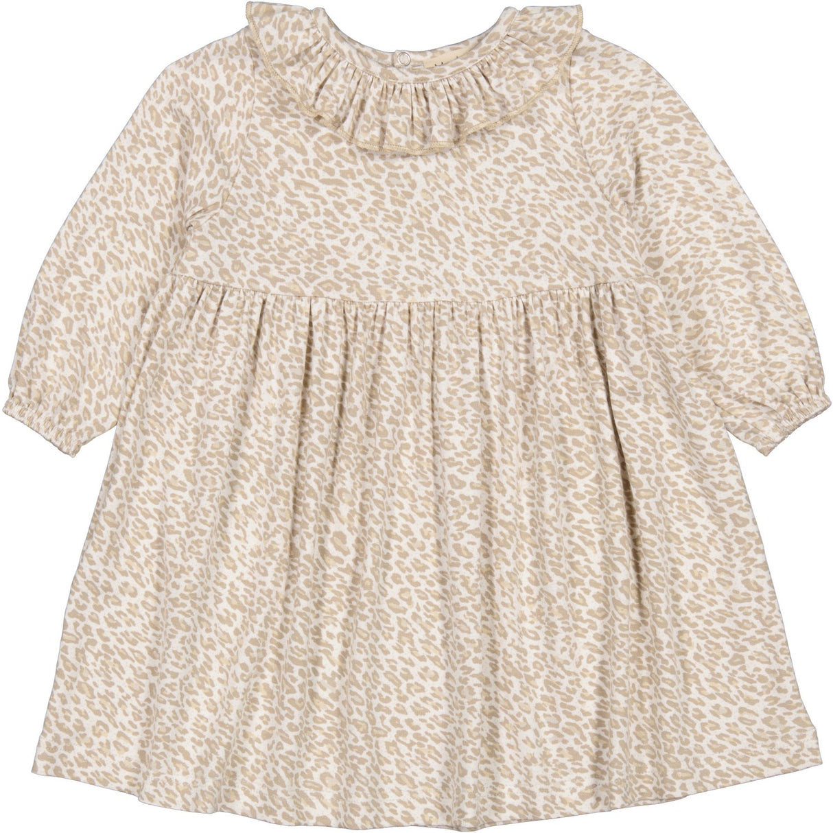 MarMar Leopard Beige Leo Diora Frill Klänning