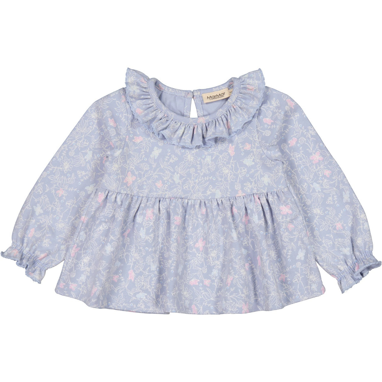 MarMar Jersey Print Butterfly Meadow Tinnie Skjorta