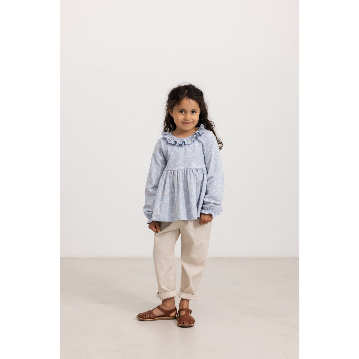 MarMar Jersey Print Butterfly Meadow Tinnie Skjorta